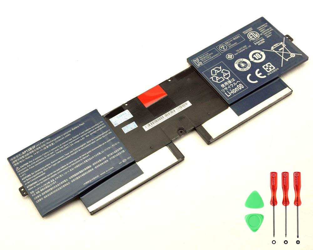 Original 2310mAh 34Wh Batterier Acer AP12B3F 4ICP4/67/90