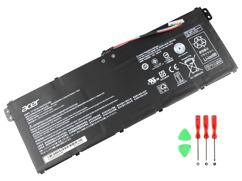 4200mAh 48Wh Batterier Acer Spin 3 SP314-54