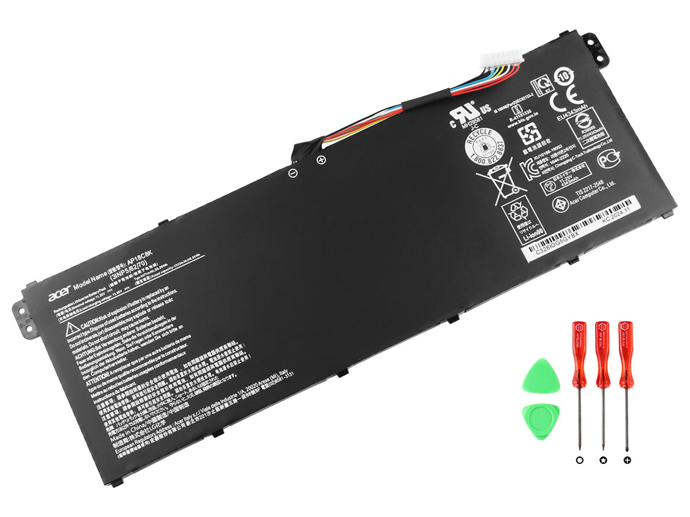 Acer Aspire 14 A14-51GM-54LK（AP18C8K) Batterier Original 50.29Wh 4471mAh
