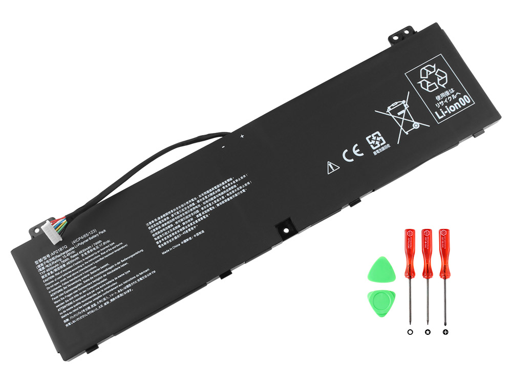 Acer Nitro 14 Gaming AN14-41-R74Z（AP21B7Q) Batterier 4930mAh 76Wh