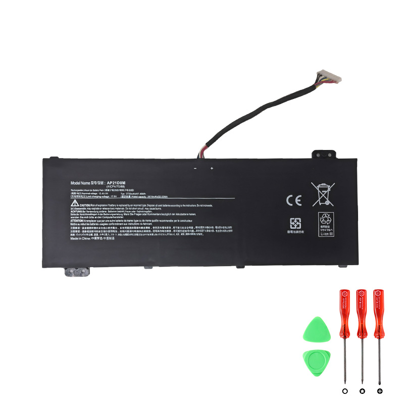3733mAh 57.48Wh Acer KT0040G013 Batterier
