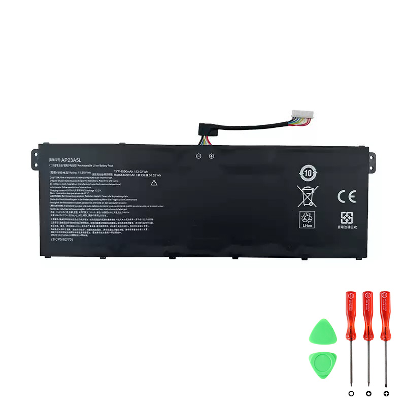 4590mAh 53.02Wh Acer AP23A5L Batterier