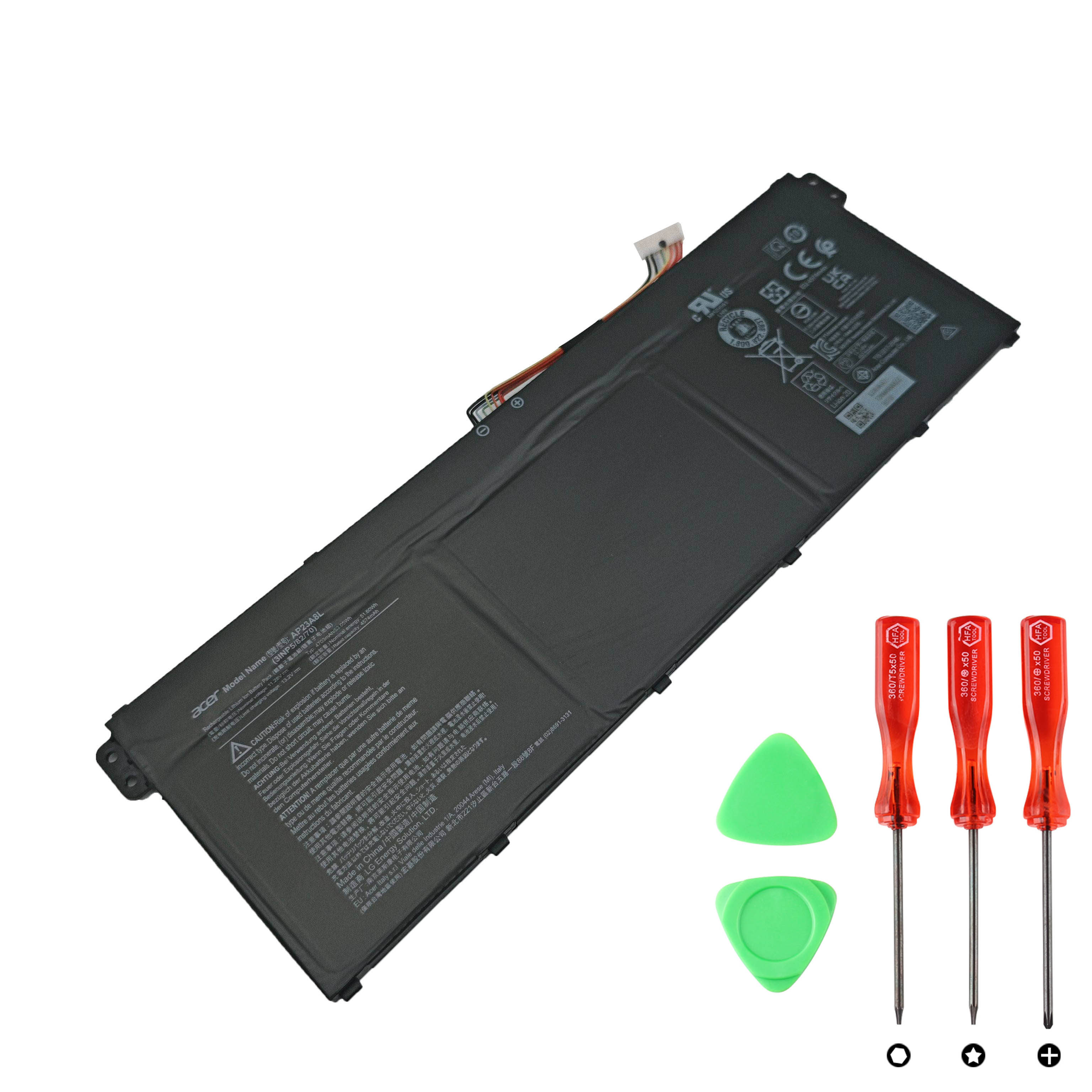 Acer AP23A8L AP23ABL Batterier Original 4703mAh 53.05Wh