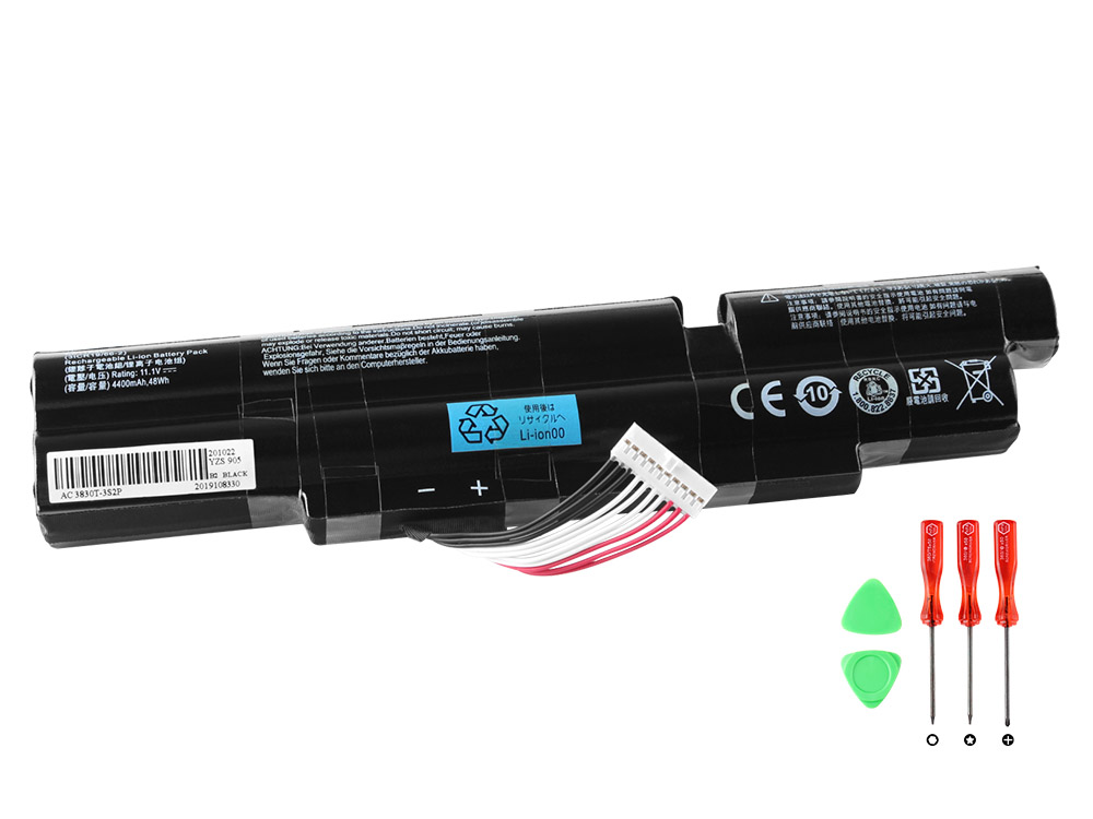 Original 4400mAh 48Wh Batterier Acer 3ICR19/66-2 3INR18/65-2