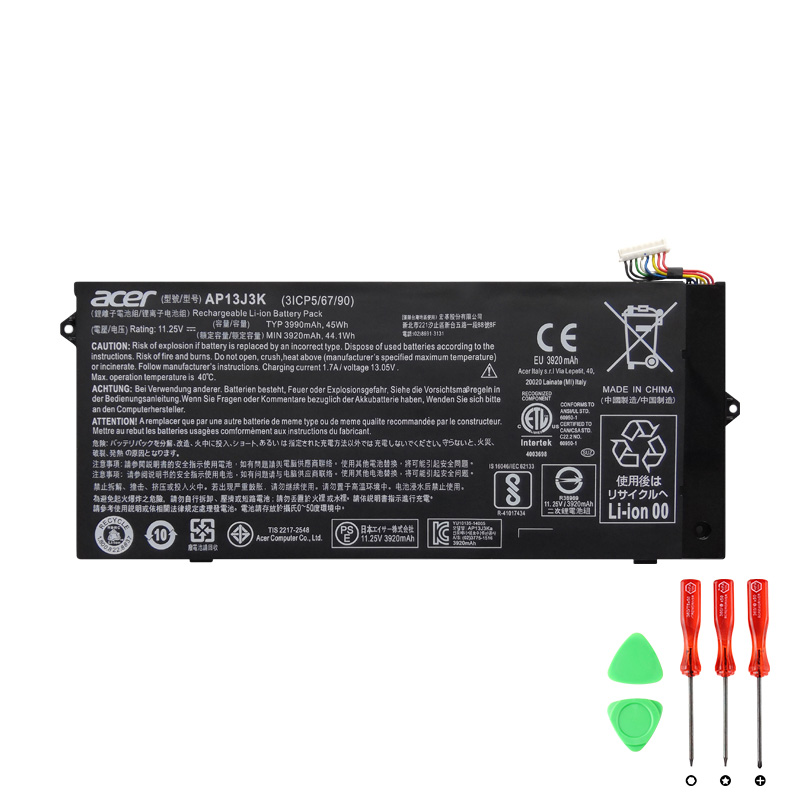 3990mAh 45Wh Batterier Acer Chromebook 11 C732