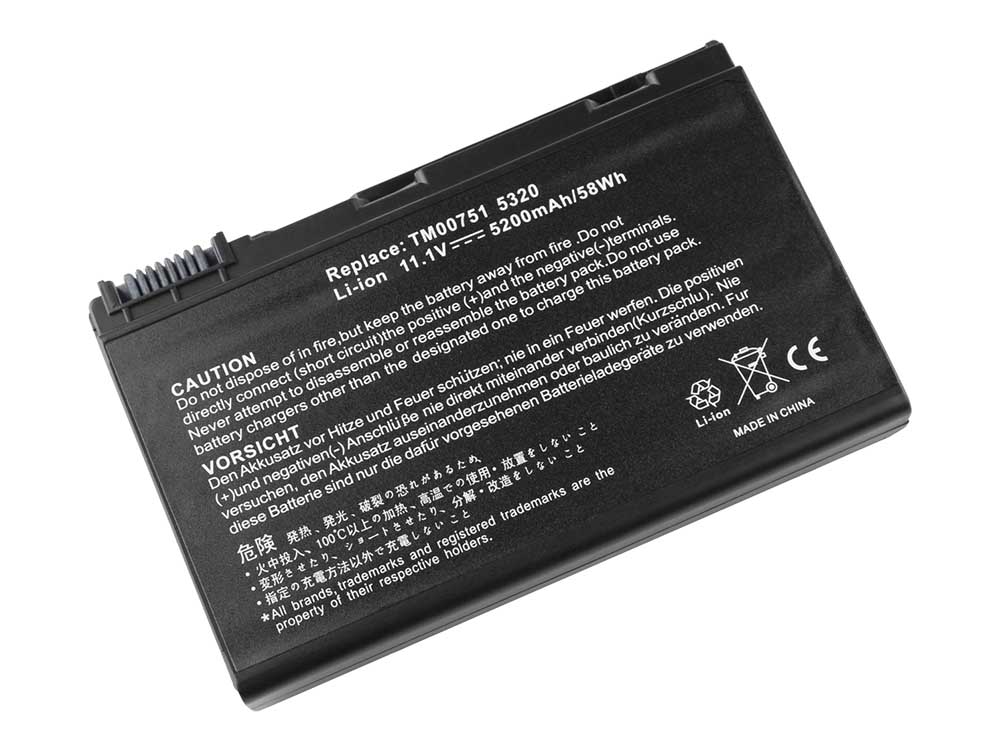4400mAh 48Wh Batterier Acer BT.00603.029 BT.00604.015