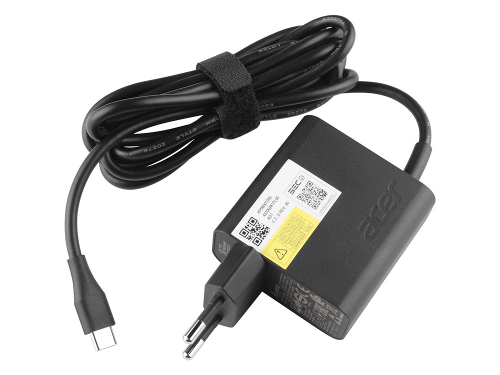 Acer AK.065AP.300 Laddare AC Adapter Original 65W USB-C