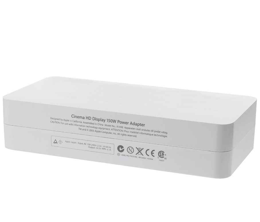 150W AC Adapter Laddare för Apple 30-inch Cinema HD Display