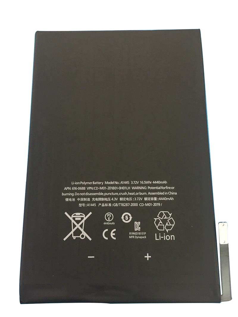 Batterier Apple 616-0688 4440mAh 16.5Wh