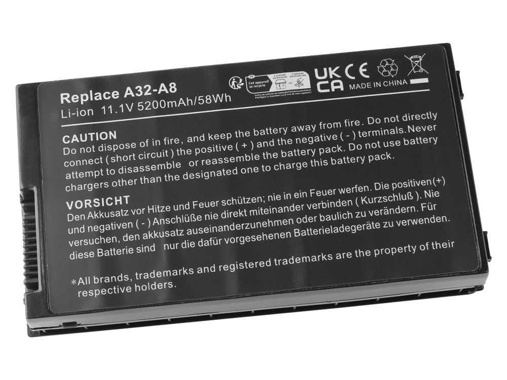 4800mAh 49Wh Batterier Asus 32-F80H