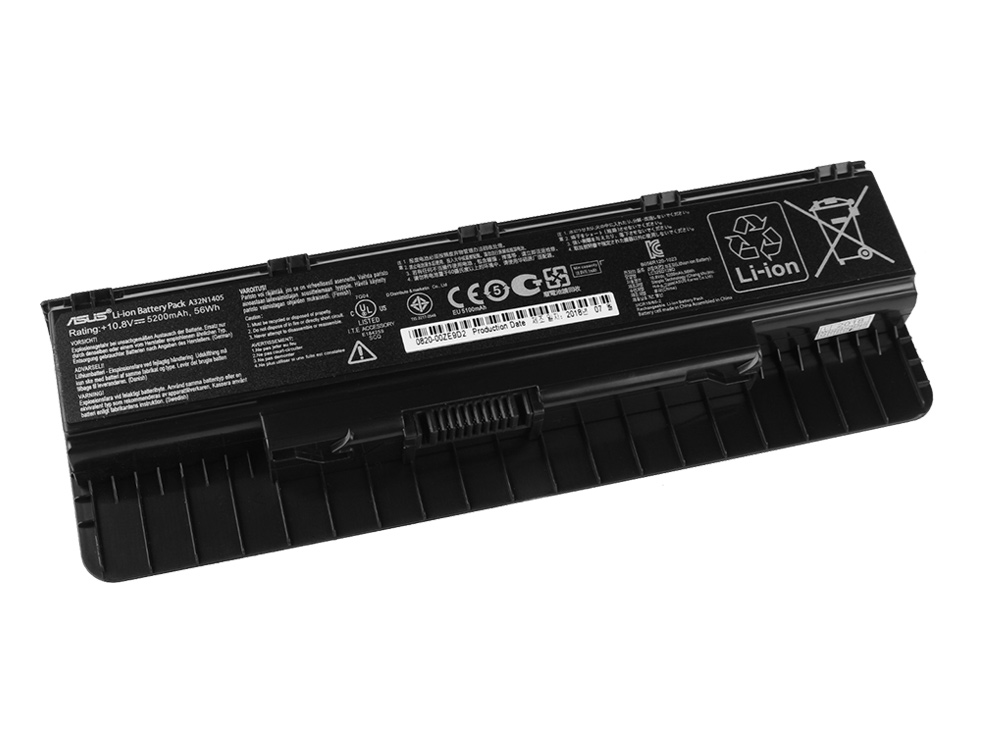 Batterier Asus N751JX 56Whr 6 celler