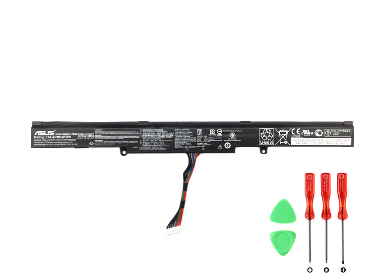 48Wh Asus FX553VD-DM344 FX553VD-DM391T Original Batterier