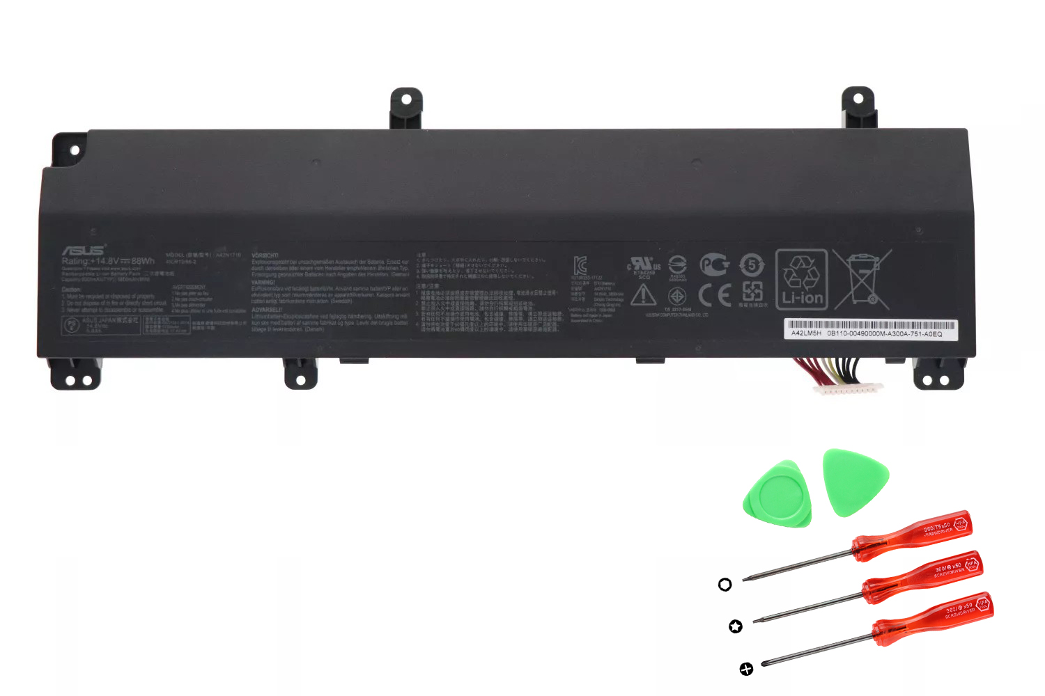 Original Batterier Asus 0B110-00490000 5800mAh 88Wh