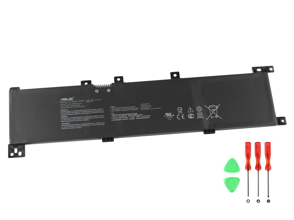 42Wh Asus VivoBook 17 X705UQ X705UV Original Batterier