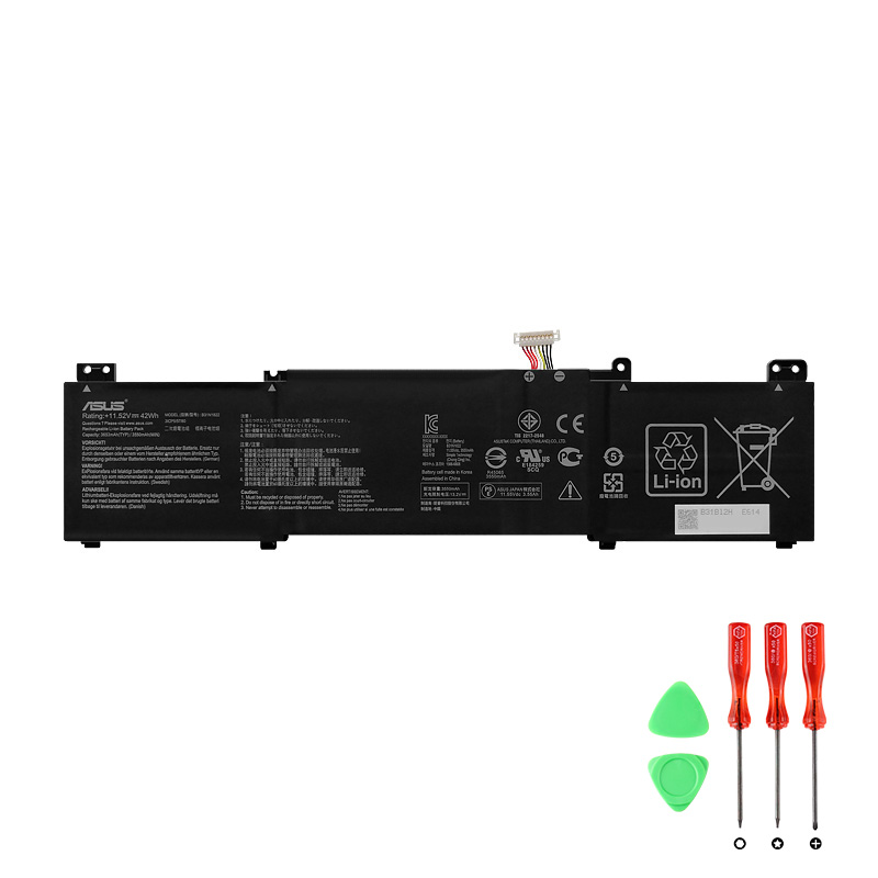 Original Batterier Asus 0B200-03220000 B31N1822 3653mAh 42Wh