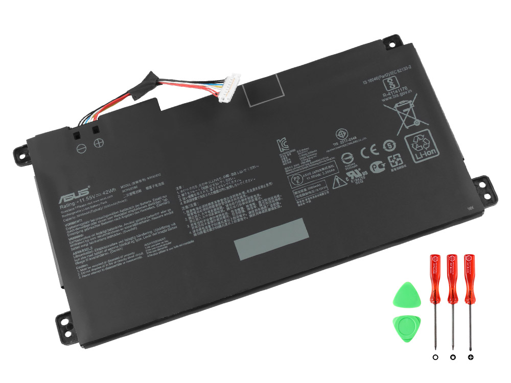 Original Batterier Asus 0B200-03680000 3640mAh 42Wh
