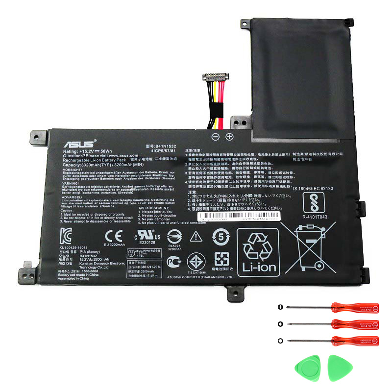Original Batterier Asus 0B200-02010400 3200mAh 50Wh