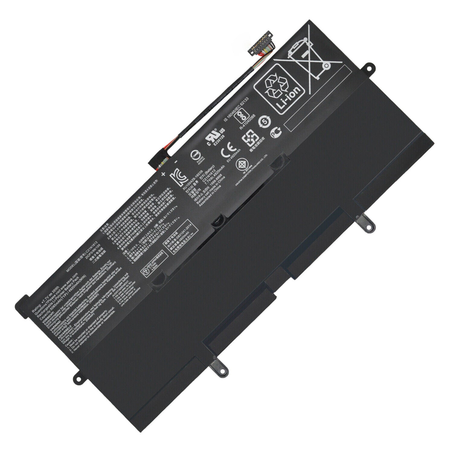 Original Batterier Asus 0B200-02280000 4920mAh 39Wh