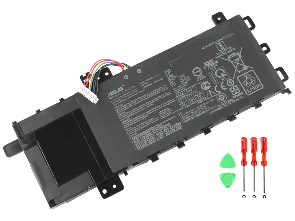 Original Batterier Asus 0B200-03190800 4805mAh 37Wh