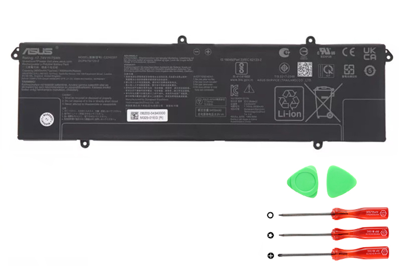 Original Batterier Asus 2ICP4/70/123-2 9690mAh 75Wh