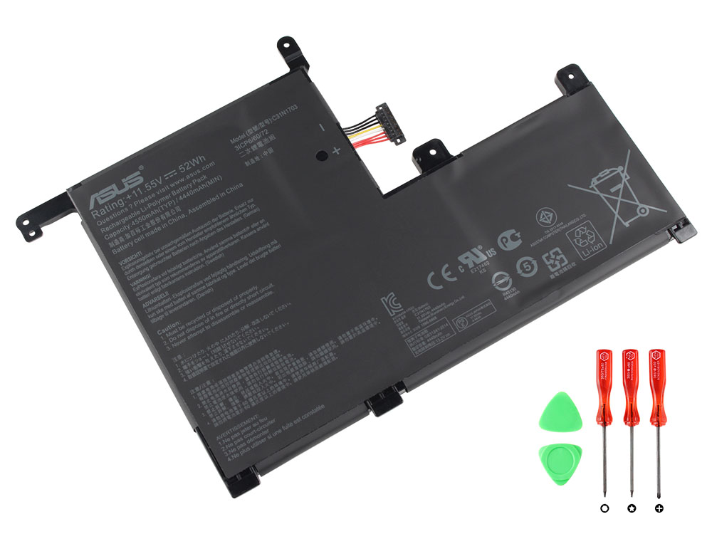Original 4550mAh 52Wh Batterier Asus 0B200-02650100