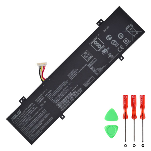 Original 3640mAh 42Wh Batterier Asus VivoBook Flip 14 TP412UA-DB51T