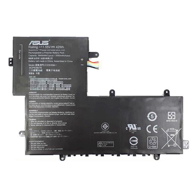 Original Batterier Asus 0B200-03370300 0B200-03370500 3640mAh 42Wh