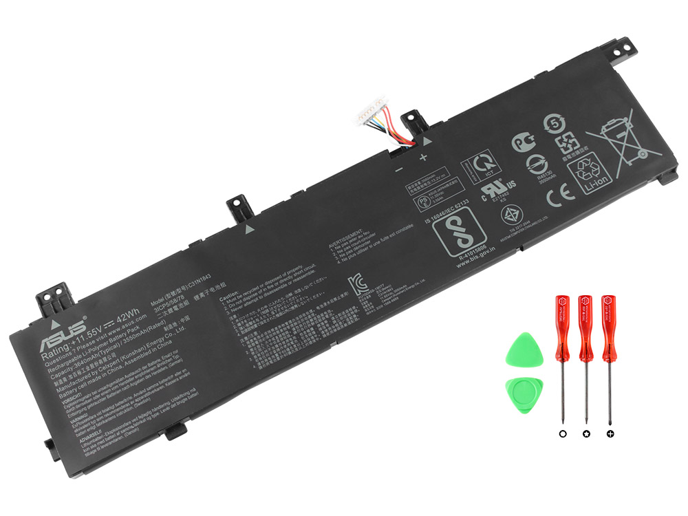 Original Batterier Asus 0B200-03430000 42Wh
