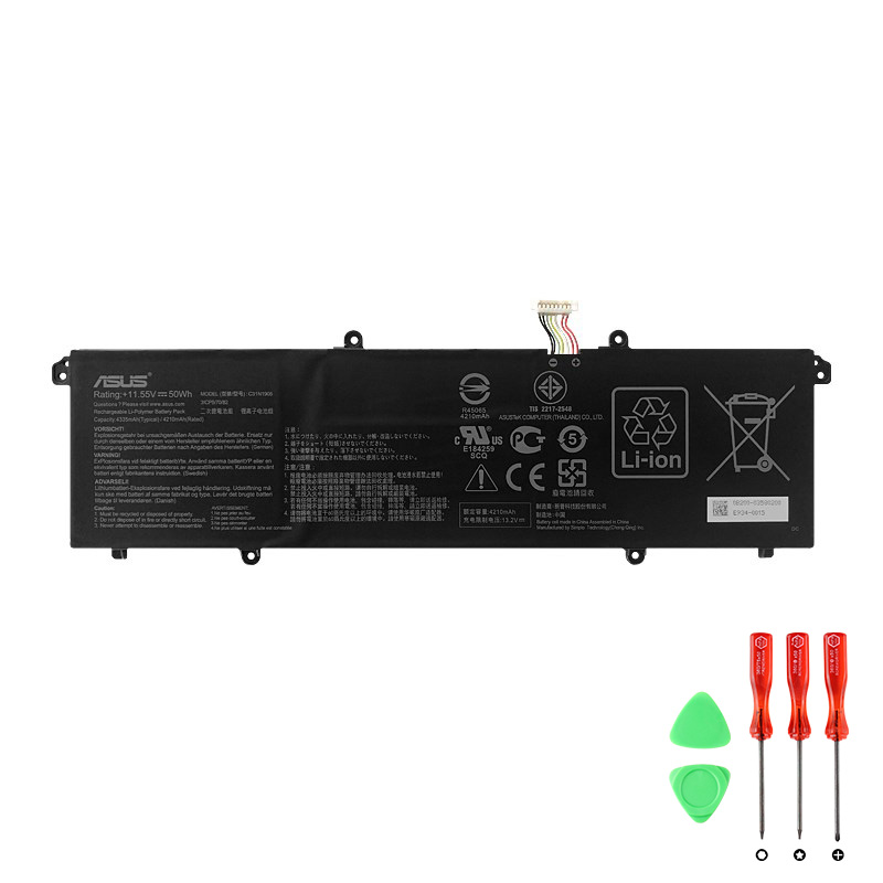 Original Batterier Asus 0B200-03580000 0B200-03580100 4335mAh 50Wh