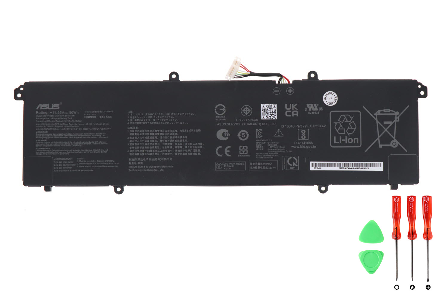 Original Batterier Asus 0B200-03750400 4210mAh 50Wh