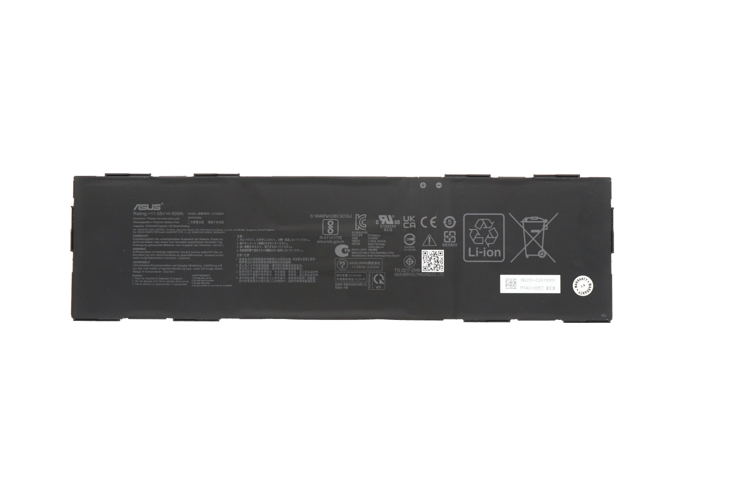 Original Batterier Asus 0B200-03810000 50Wh
