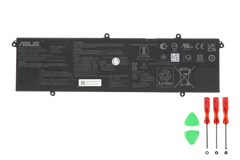 Original Batterier Asus 0B200-04000100 5427mAh 63Wh