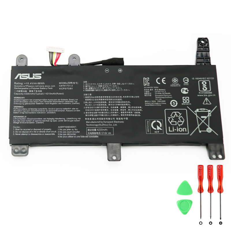 Original Batterier Asus 0B200-03400200 4335mAh 66Wh