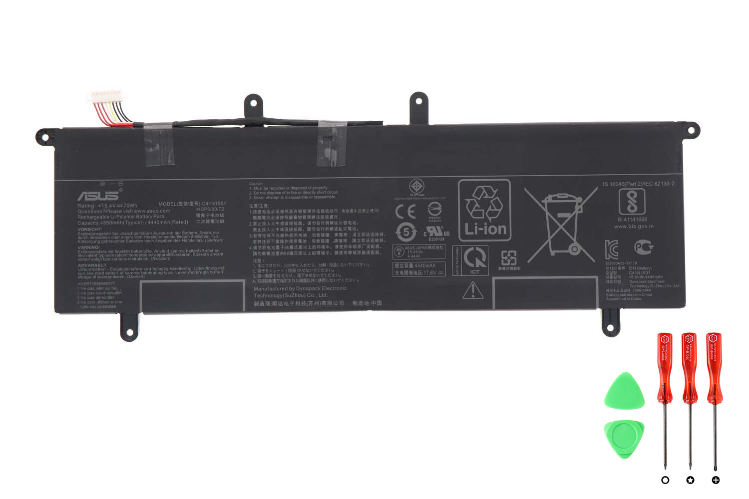 Original Batterier Asus 0B200-03520000 4550mAh 70Wh