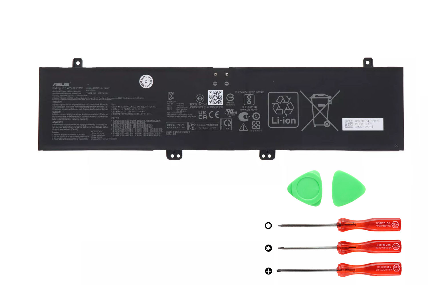 Original Batterier Asus 0B200-04130000 4920mAh 76Wh