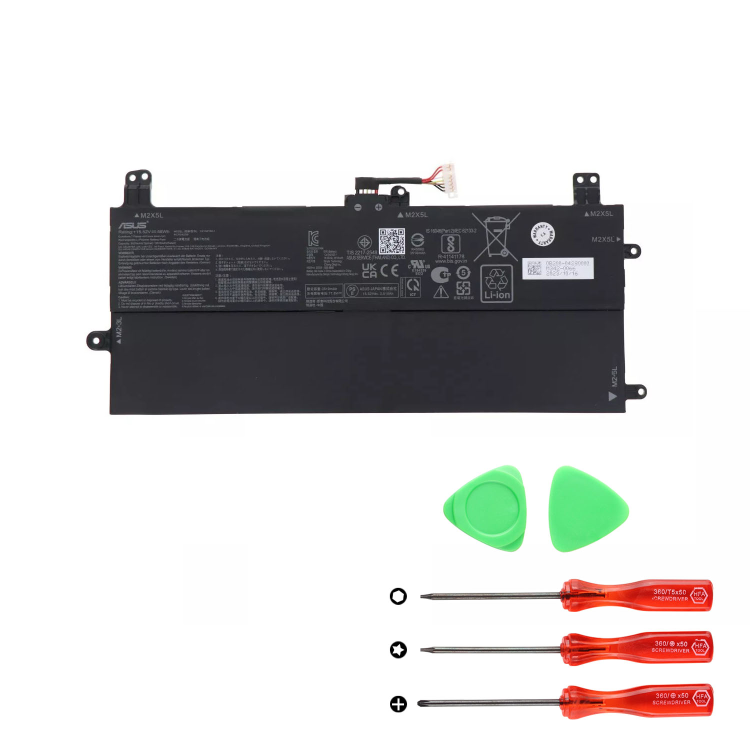 Original Batterier Asus 0B200-04280000 56Wh