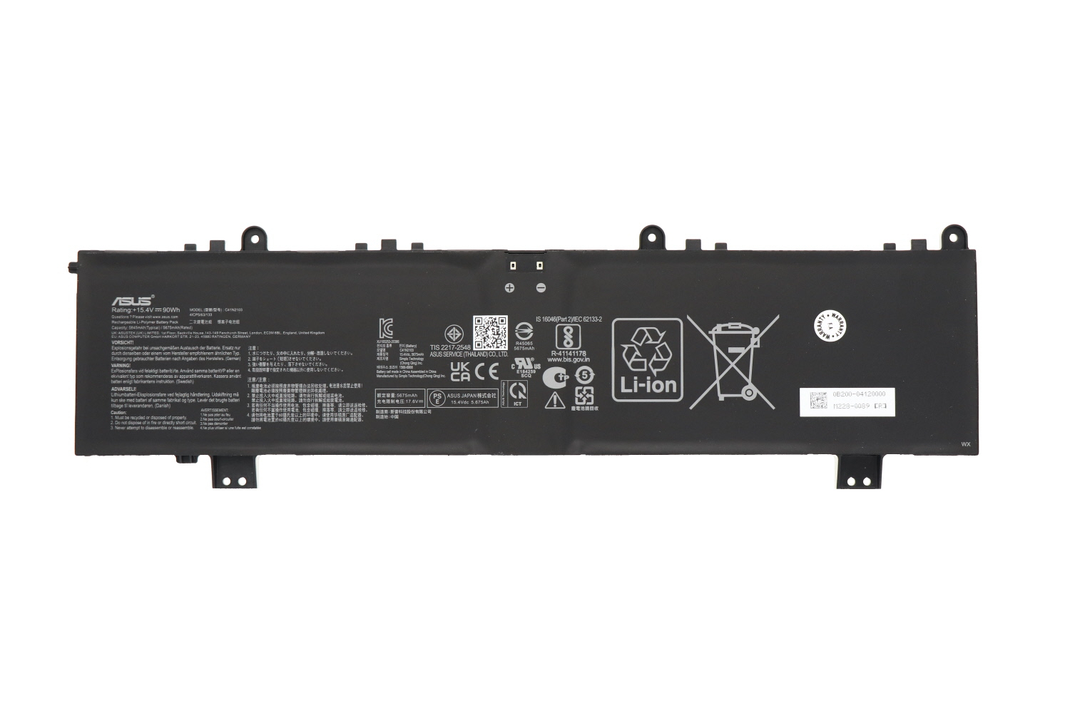 Original Batterier Asus 0B200-04120000 5844mAh 90Wh