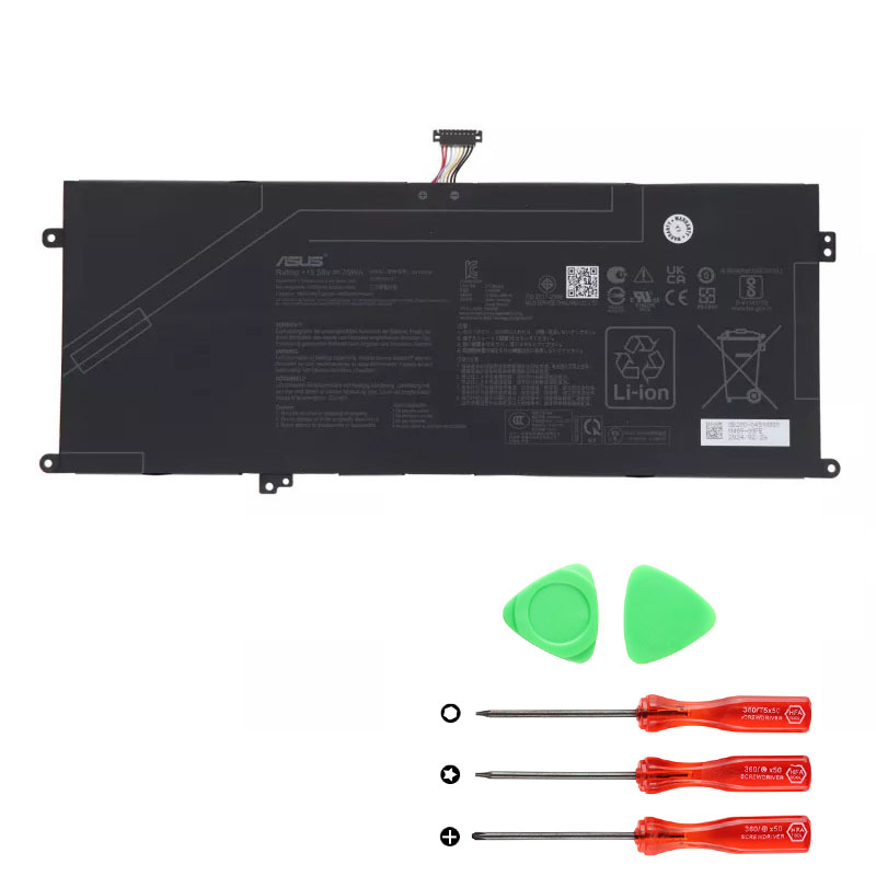 Original Batterier Asus 0B200-04510000 4820mAh 75Wh