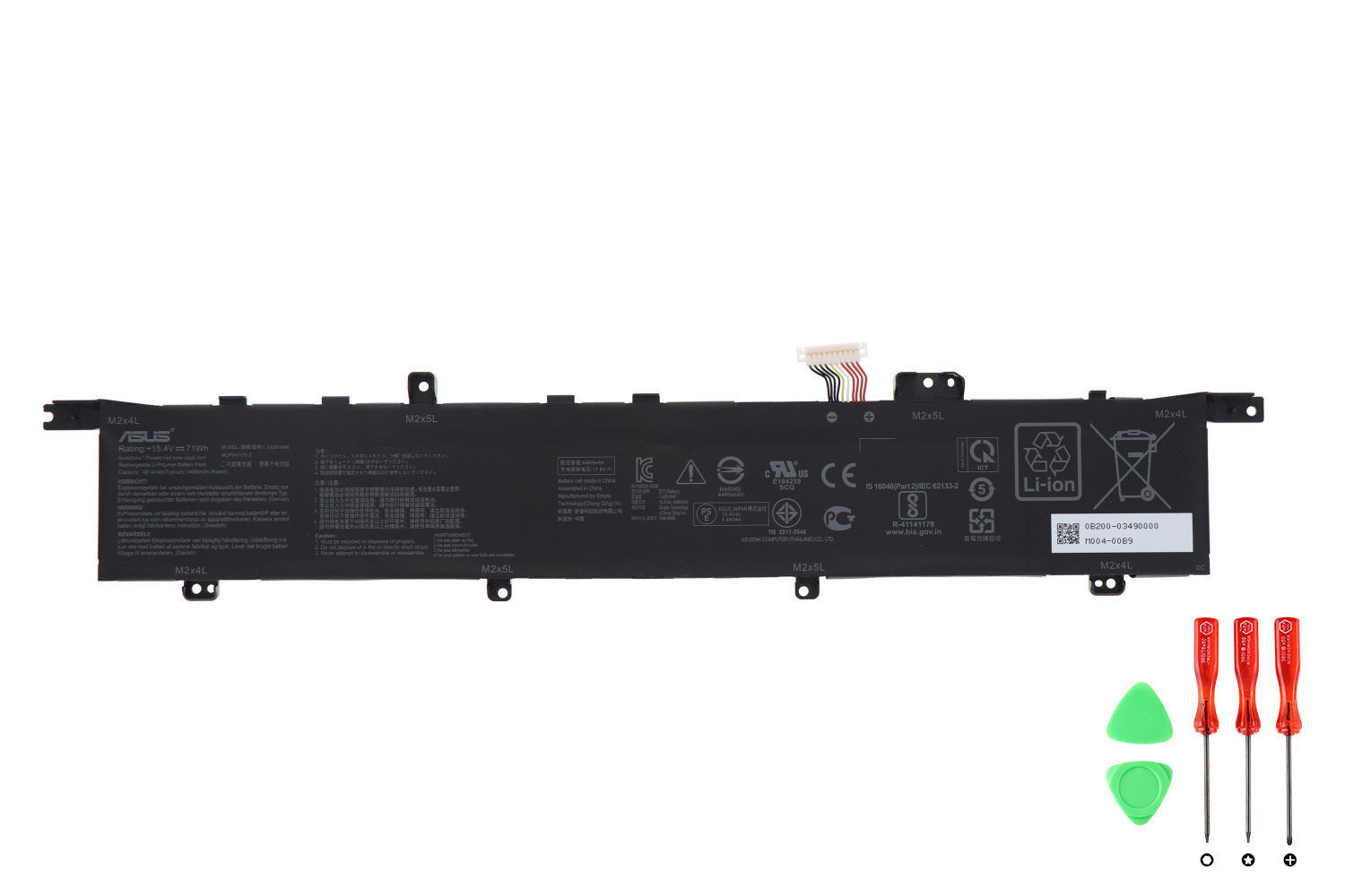 Original Batterier Asus 0B200-03490000 71Wh