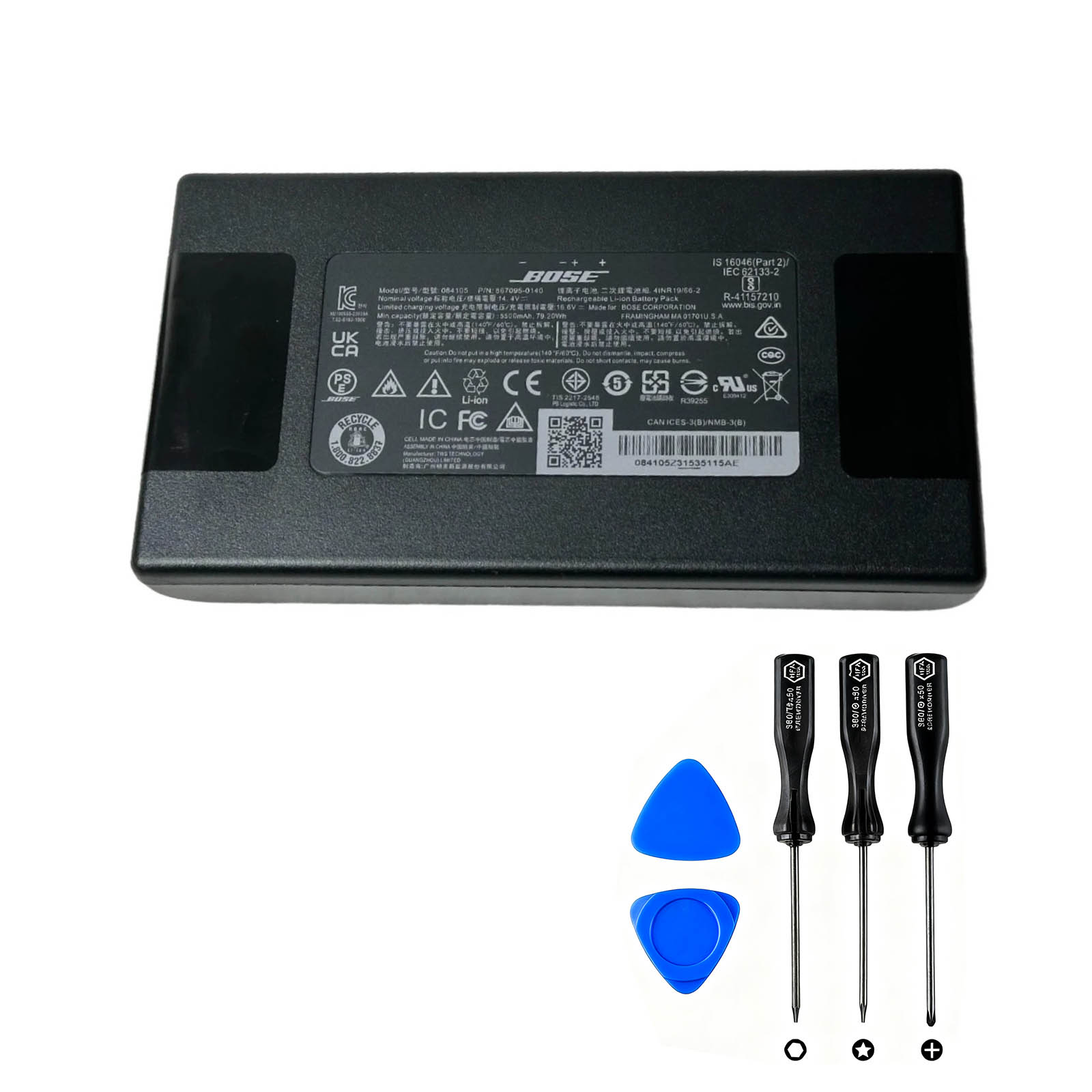 Original Batterier Bose 084105 867095-0140 5500mAh 79.2Wh