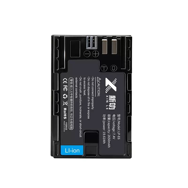 Canon 5D2 5D3 5D4 5DSR Kamera Batterier 2650mAh 19.6Wh