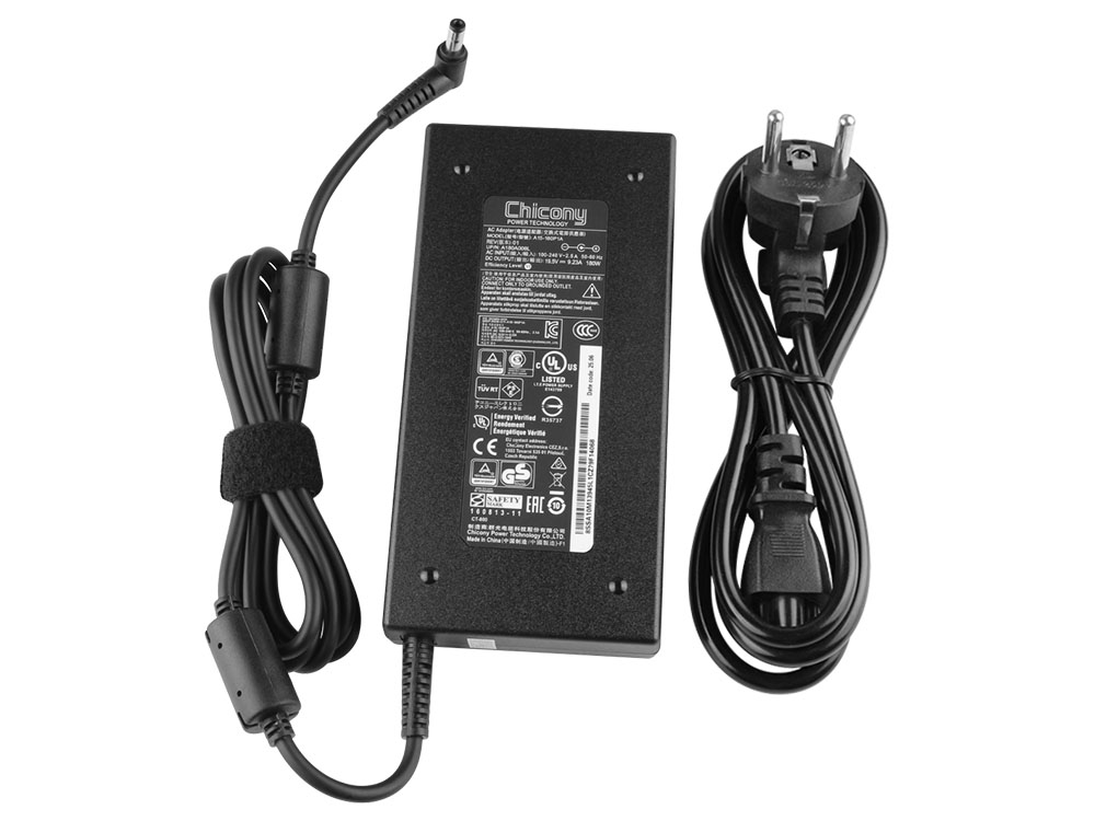 180W MSI Bravo 15 Serie AC Adapter Laddare