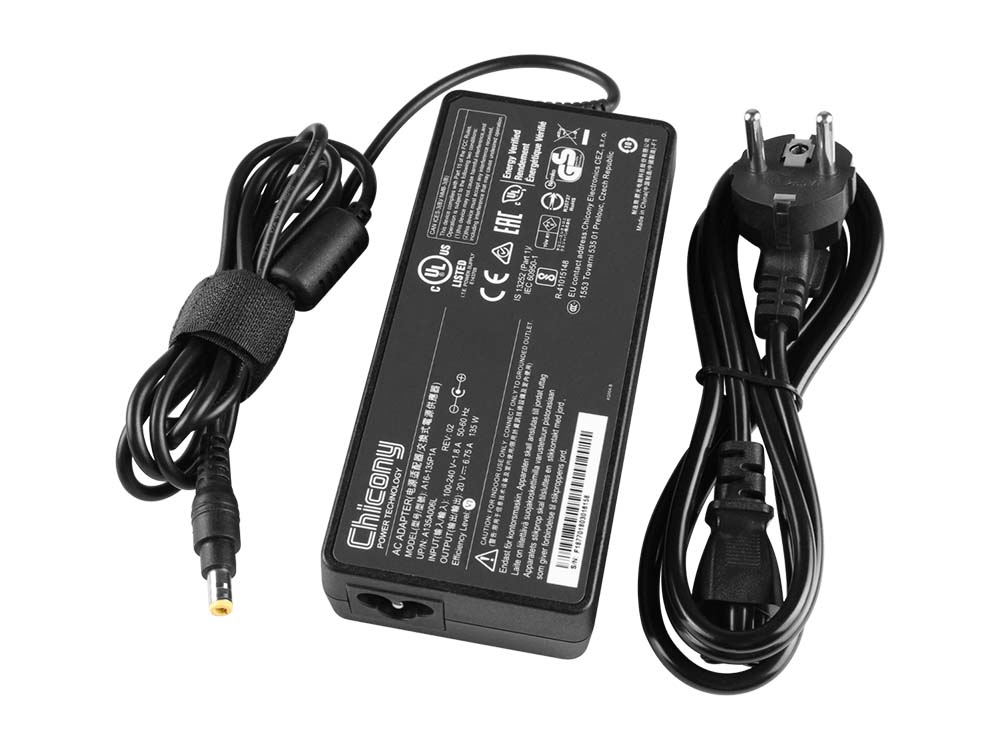 MSI PE62 8RC 8RD Laddare AC Adapter Original 135W + Kabel