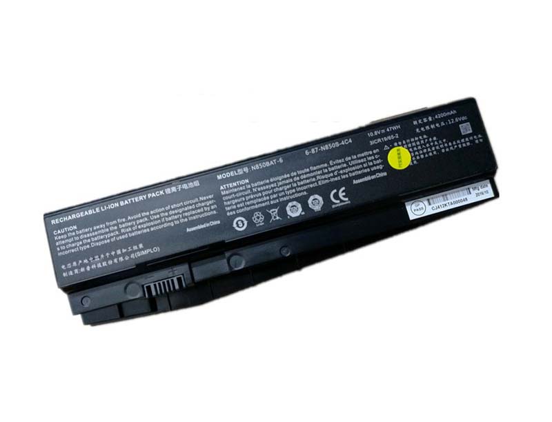 4200mAh 47Wh Batterier Clevo 6-87-N850S-6E71
