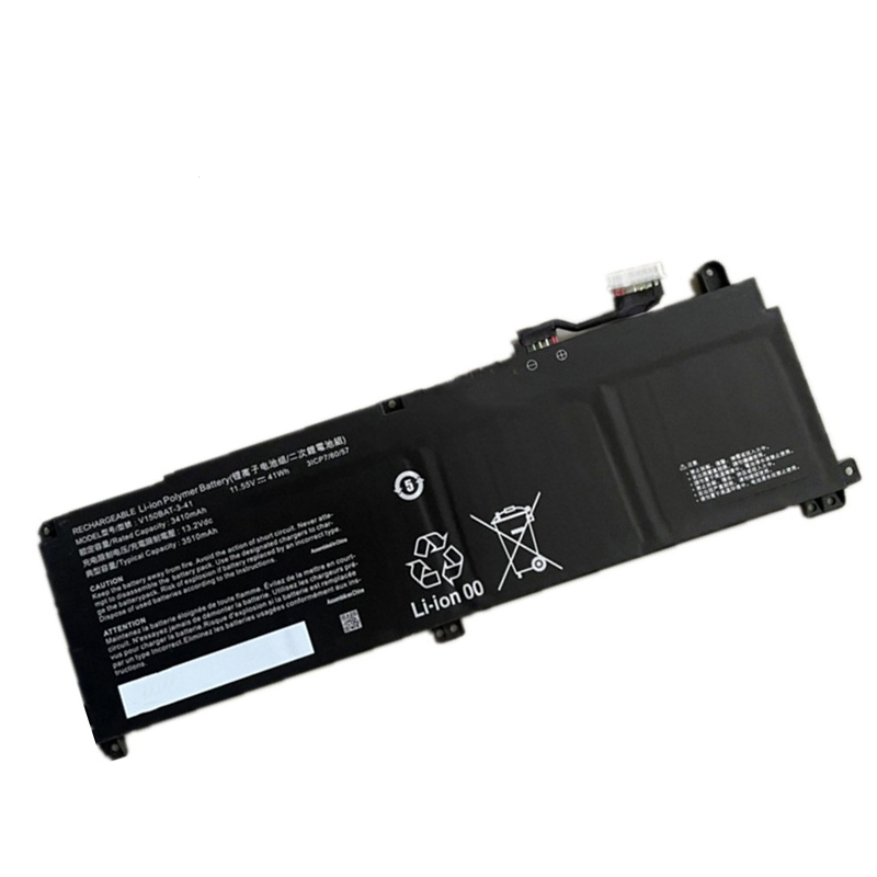 Batterier Clevo V150BAT-3 V150BAT-3-41 3410mAh 41Wh