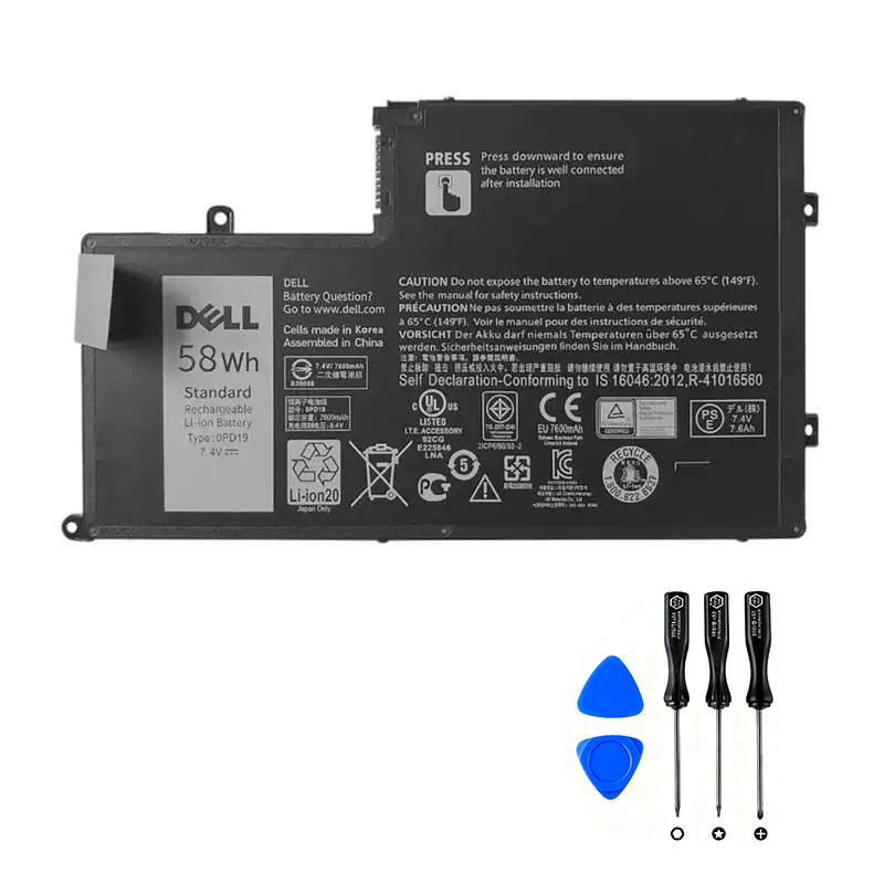 Original Batterier Dell DFVYN 2GXTM HMNKM 7600mAh 58Wh