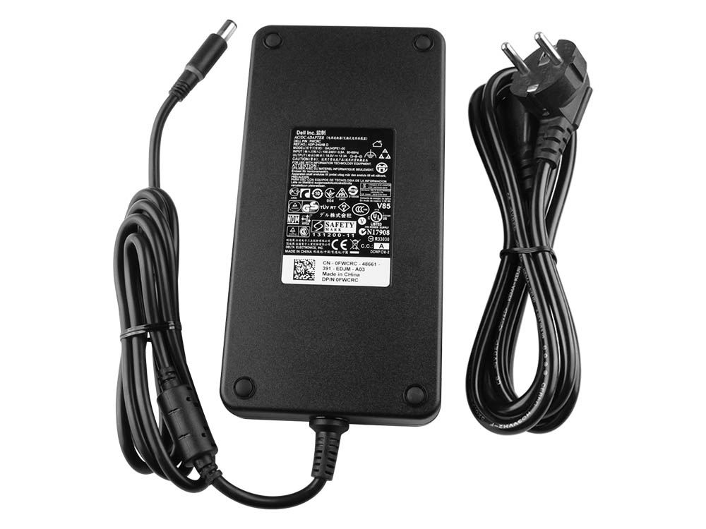 Adapter Laddare Original Dell 00MFK9 240W + Kabel