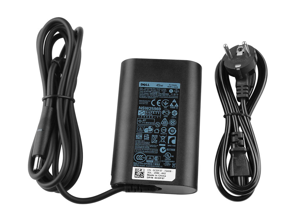 45W Dell Inspiron 11 3164 P24T Original AC Adapter Laddare