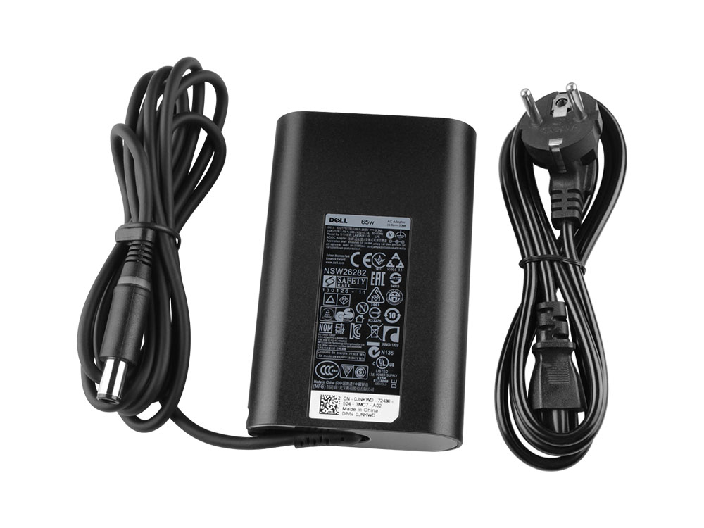 65W Original Adapter Laddare för Dell Latitude 5414 P46G + Kabel