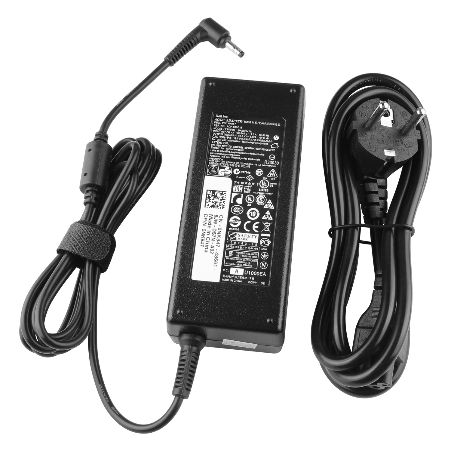Adapter Laddare Original Dell 0CT84V 90W + Kabel